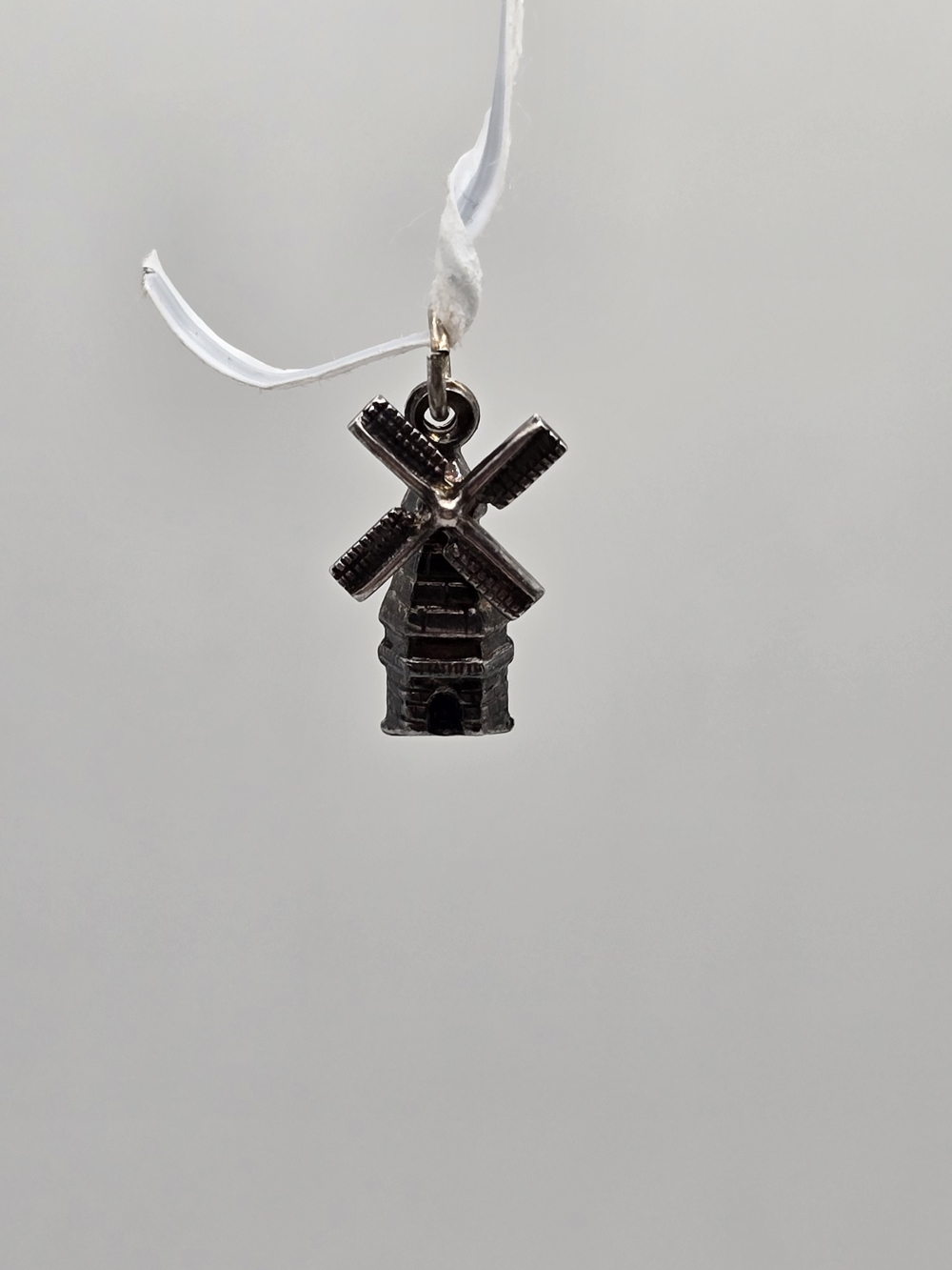 Sterling Silver Dutch 3D Windmill Charm